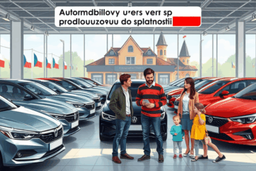 Obrázek automobilu symbolizující financování vozidla prostřednictvím flexibilního úvěru