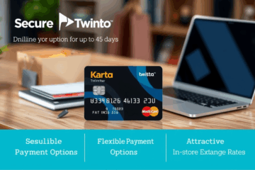 Karta Twisto Pay Card s moderním designem pro pohodlné platby.